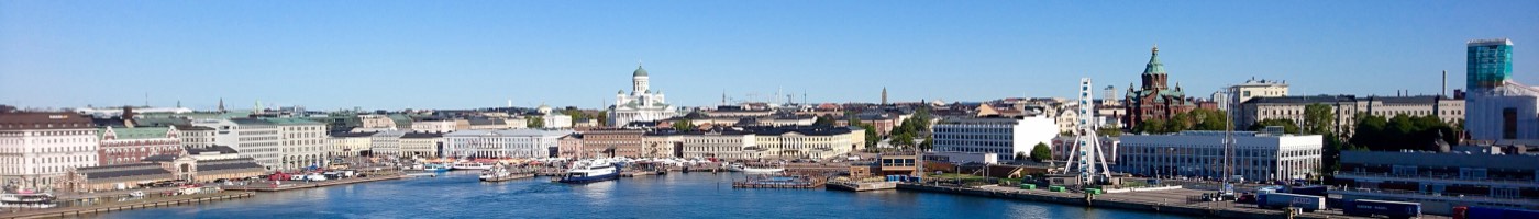 Helsinki waterfront and skyline